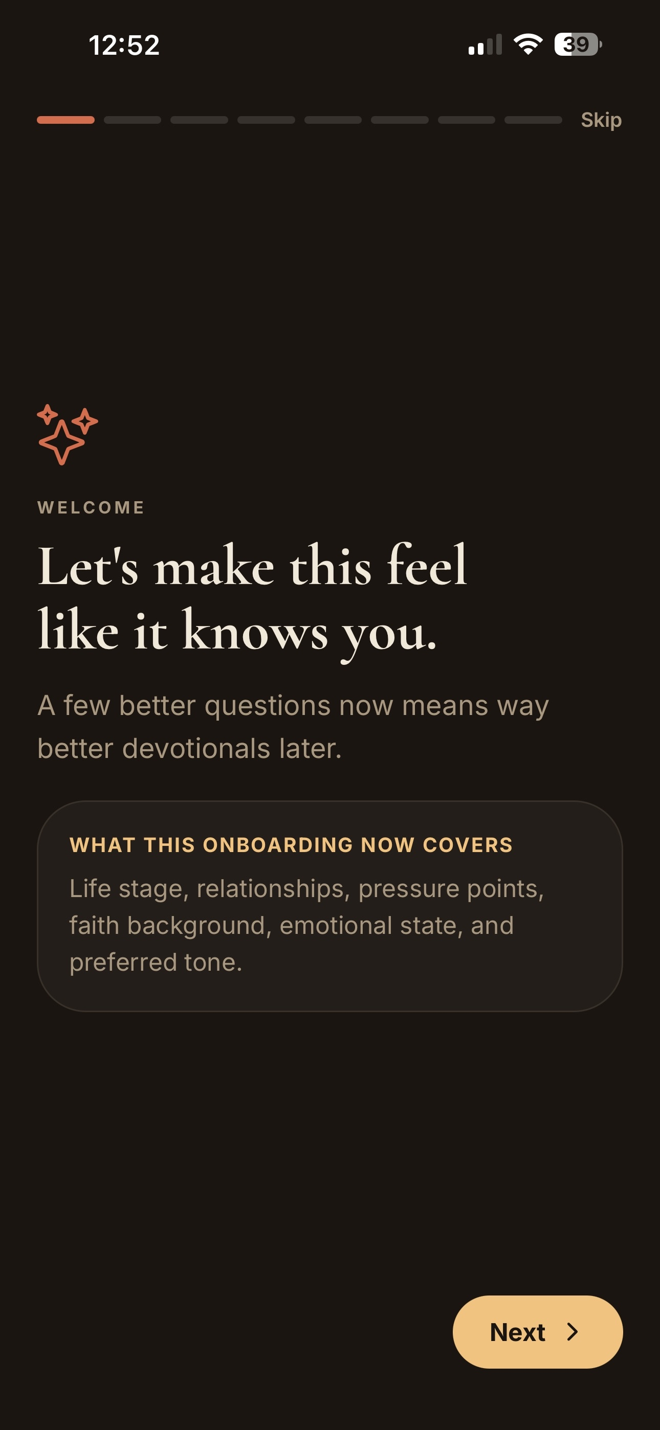 Known today screen